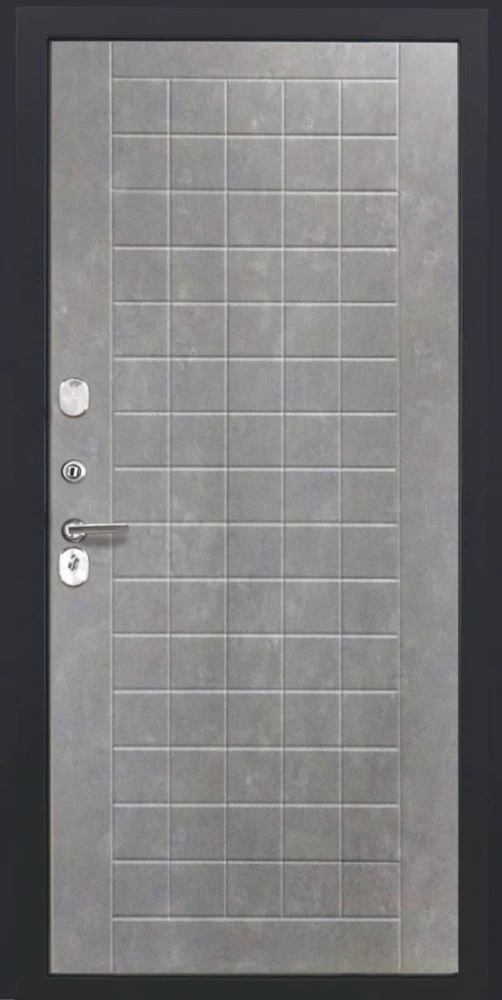Входная дверь ДвериПРО Квадро ФЛ-256 (10мм, Бетон пепельный) DPRO222085 внутренняя сторона
